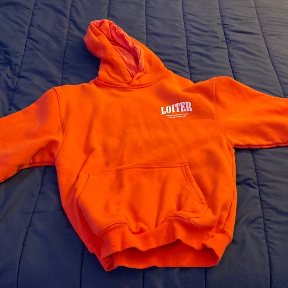 Culture Kings Loiter Premium Essentials Coral Hoodie - Picture 1 of 2